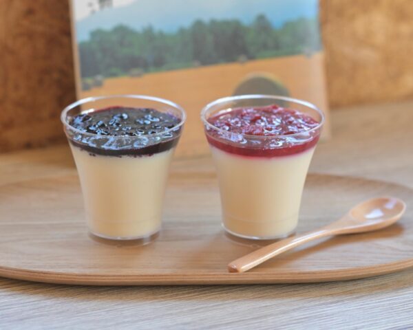 ベリーの豆乳パンナコッタ